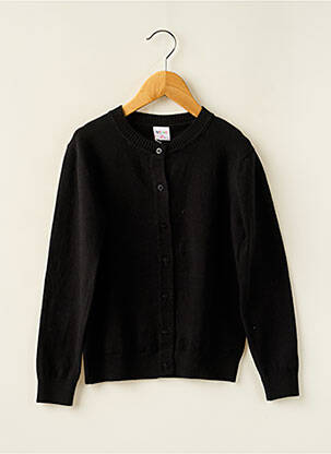 Vestă cu mâneci lungi negru ATIVO fată