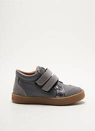 Adidași material neted vârf rotund gri PATT'TOUCH fată