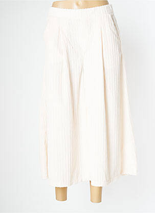 Pantalon trei sferturi bej PAN femeie