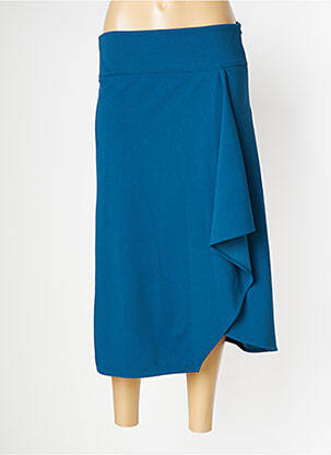 Fustă midi albastru PAN femeie