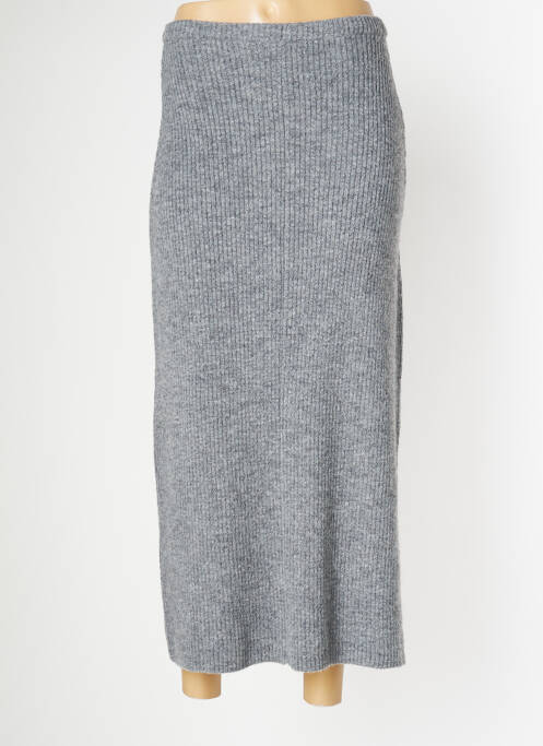 Fustă midi gri PAN femeie