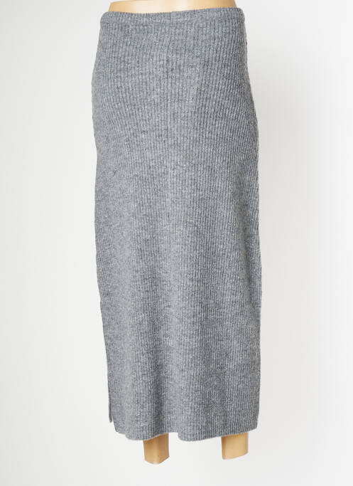 Fustă midi gri PAN femeie