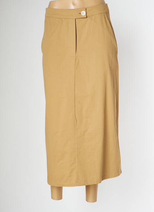 Fustă midi bej PAN femeie