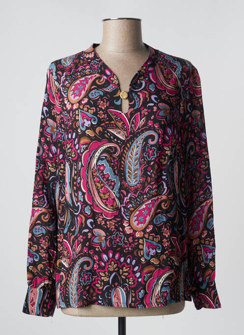 Bluză mâneci lungi mâneci lungi negru PAUSE CAFE femme