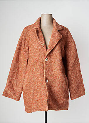 Palton lung maro PAN femeie