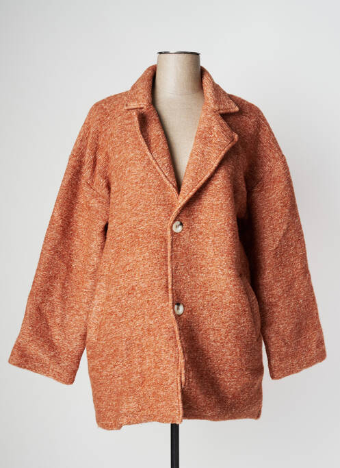 Palton lung maro PAN femeie