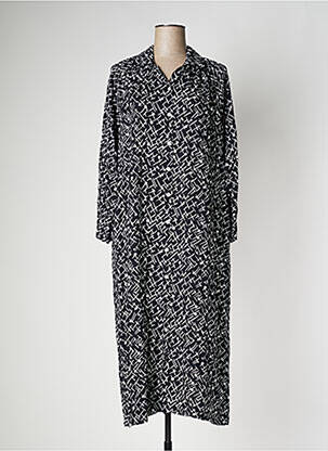 Rochie lungă mâneci lungi mâneci lungi negru PAN femeie