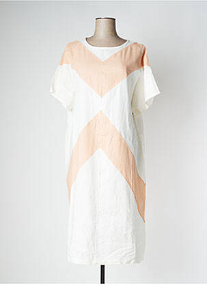 Rochie midi alb PAN femeie