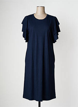 Rochie midi mâneci scurte mâneci scurte albastru PAN femeie