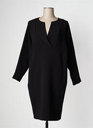 Rochie midi mâneci lungi mâneci lungi negru PAN femeie
