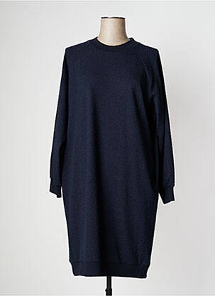 Rochie midi mâneci lungi mâneci lungi albastru PAN femeie