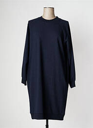 Rochie midi mâneci lungi mâneci lungi albastru PAN femme