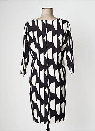 Rochie midi mâneci 3/4 mâneci 3/4 negru PAUSE CAFE femeie