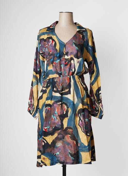 Rochie midi maro PAN femeie