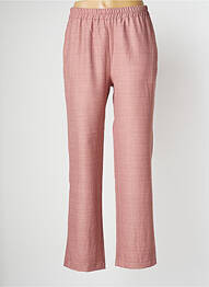 Pantalon drept talie elastică mărime normală roz PAN femme
