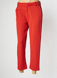 Pantalon 7/8 elasticitate mărime normală roșu PAN femme
