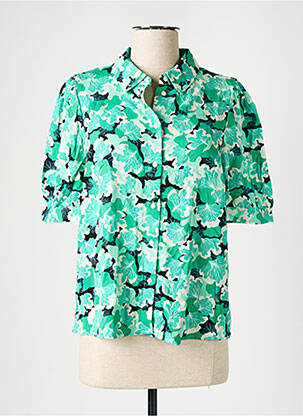 Cămașă verde PIECES femeie