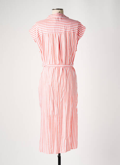 Rochie midi roșu PIECES femeie