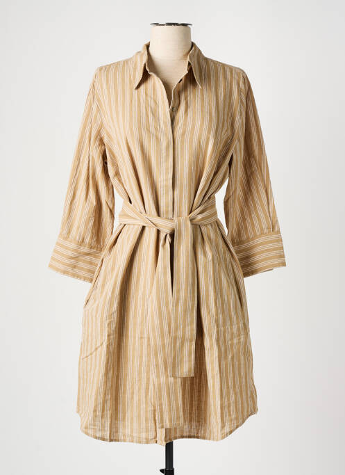 Rochie midi bej HANA SAN femeie