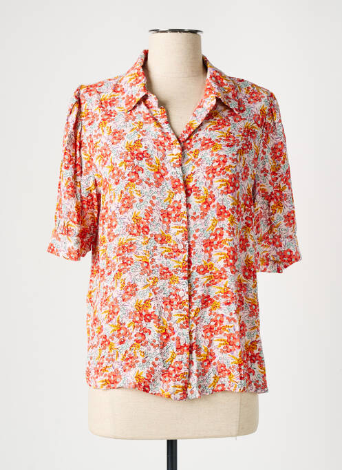 Cămașă portocaliu PIECES femeie