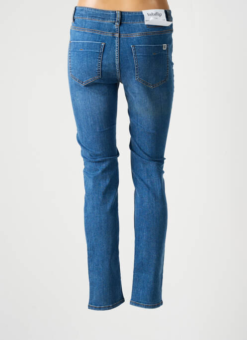 Blugi cu croială slim albastru LABDIP femeie