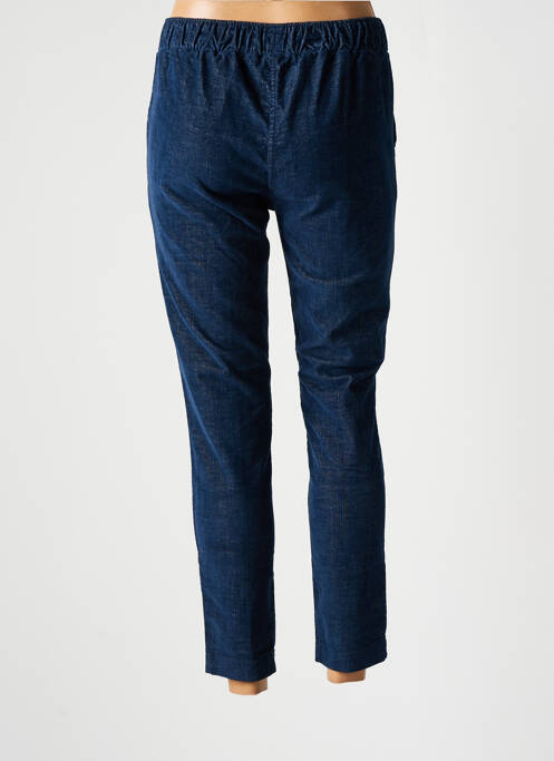 Pantalon 7/8 albastru ATELIERS FRANÇAIS DE CONFECTION femeie