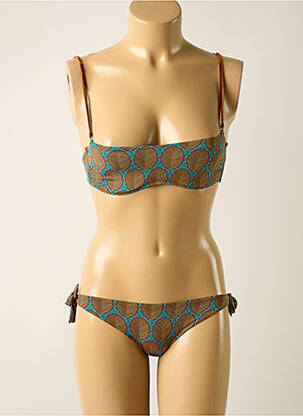 Costum de baie din două piese verde SIYU femeie