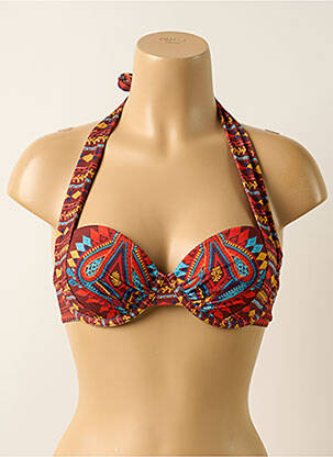 Sutien de costum de baie elasticitate top sutien modelat maro BLUELOBSTER femeie