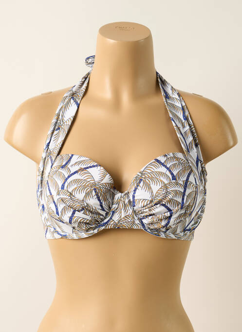 Sutien de costum de baie alb BLUELOBSTER femeie