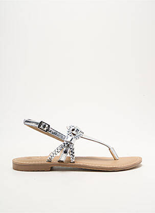 Șlapi argintiu VACHON femeie