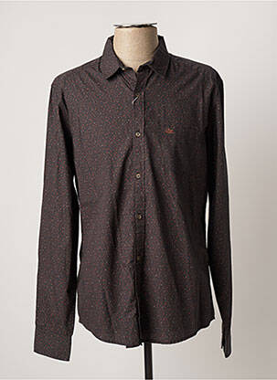 Cămașă cu mâneci lungi gri TBS bărbat