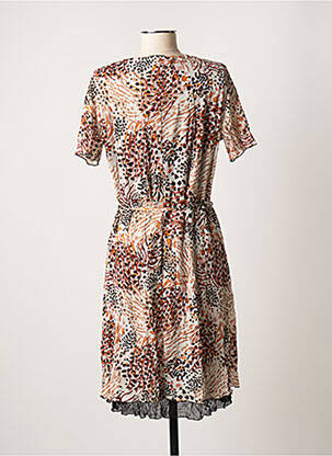 Rochie midi mâneci scurte mâneci scurte bej GRIFFON femeie