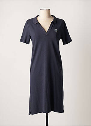 Rochie midi mâneci scurte mâneci scurte albastru TBS femeie