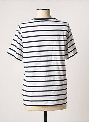 Tricou croială dreaptă mâneci scurte albastru TBS femeie