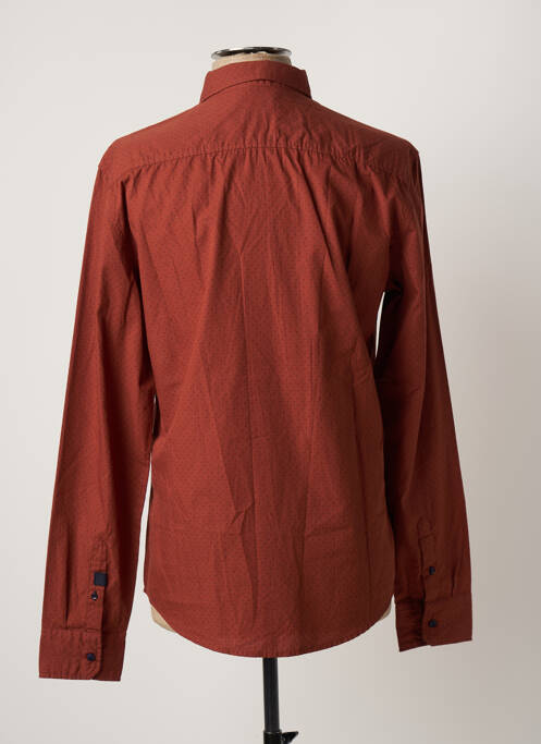 Cămașă cu mâneci lungi maro TBS bărbat