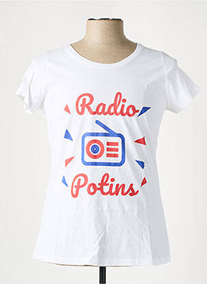 Tricou alb BY FRANÇAIS bărbat