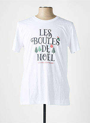 Tricou alb MONSIEUR TSHIRT bărbat