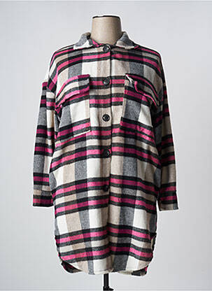 Jachete casual croială dreaptă roz APRIL VINTAGE femeie