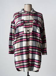 Jachete casual croială dreaptă roz APRIL VINTAGE femeie