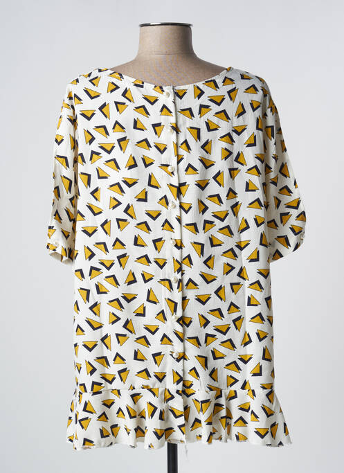 Tunică mâneci scurte alb NOOGAT femeie