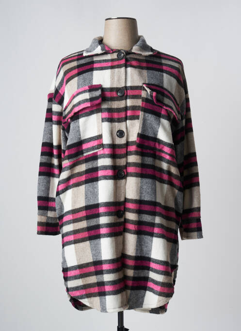 Jachete casual croială dreaptă roz APRIL VINTAGE femme