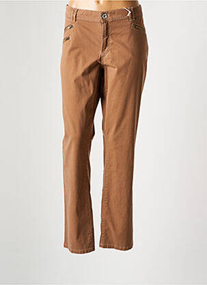 Blugi cu croială dreaptă maro CMK femeie