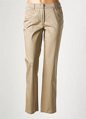 Pantalon slim bej LEBEK femeie