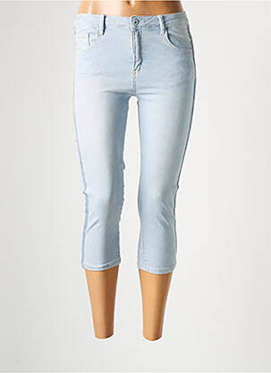 Pantalon trei sferturi albastru ONADO femeie