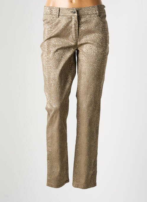 Pantalon slim bej LEBEK femeie