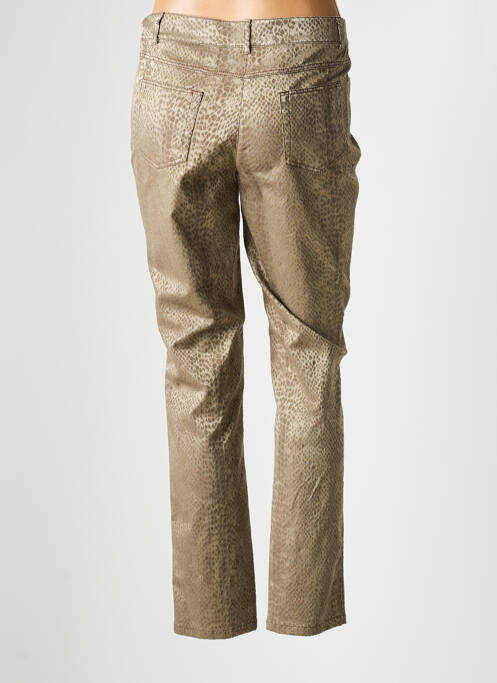 Pantalon slim bej LEBEK femeie