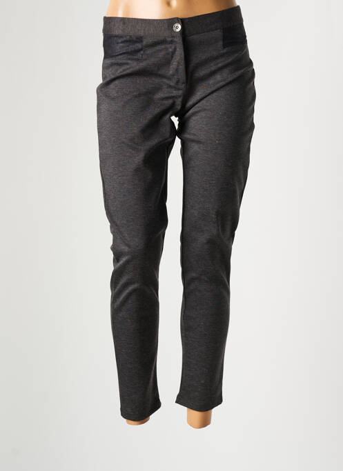 Pantalon slim gri MSN femeie