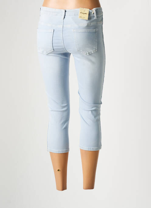 Pantalon trei sferturi albastru ONADO femeie