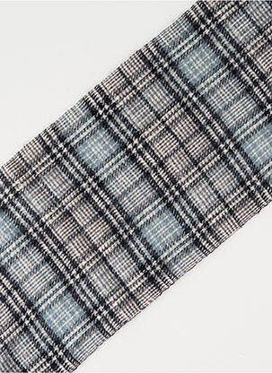 Eșarfă broderie albastru RG512 fată