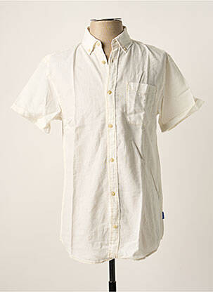 Cămașă cu mâneci scurte bej JACK & JONES bărbat